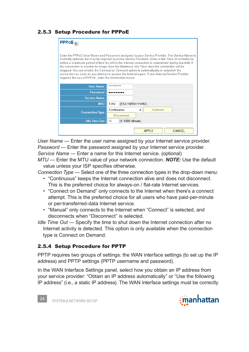 Manhattan 525480 150N Wireless Router - Manual User Manual | Page 24 / 64