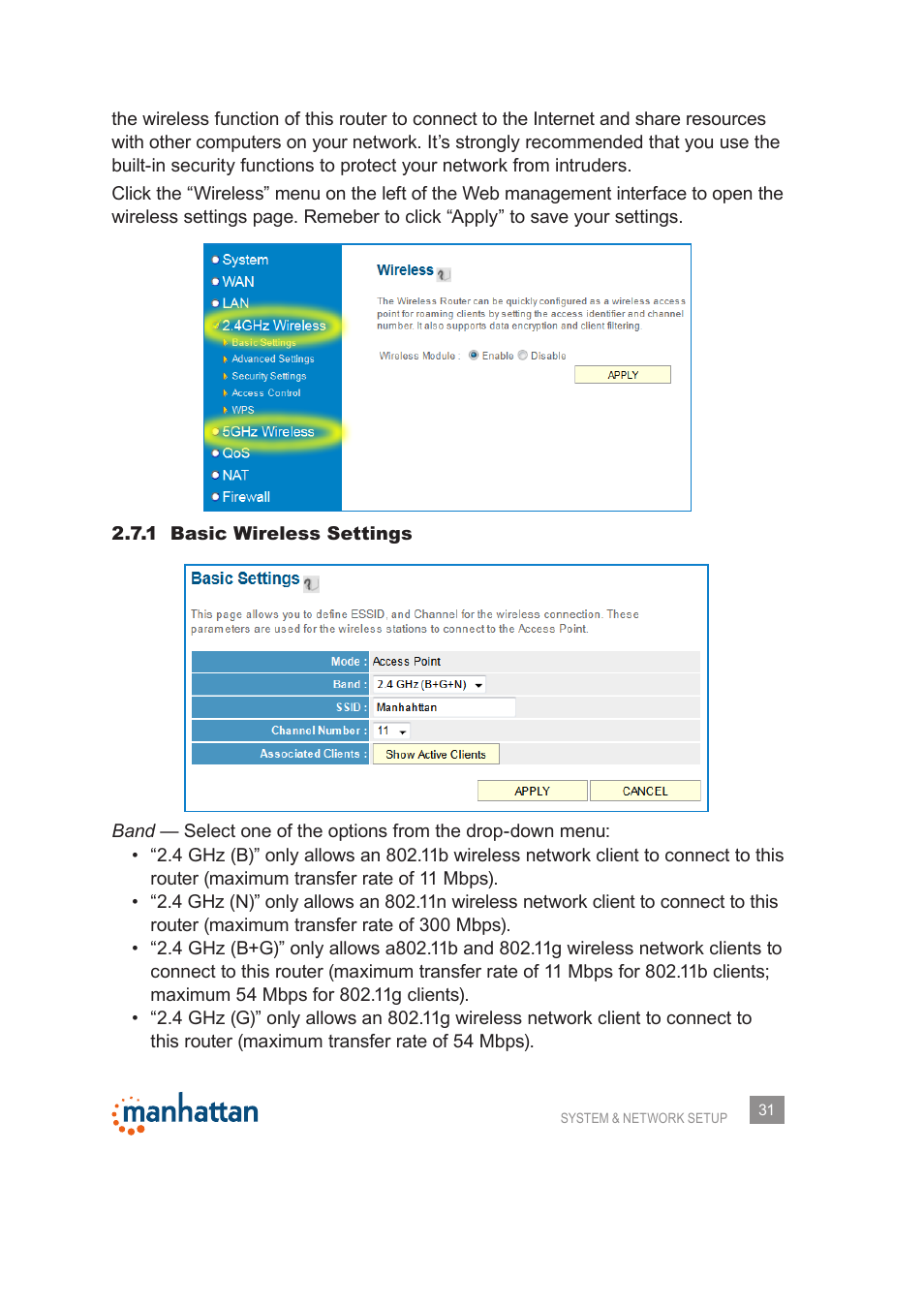 Manhattan 525480 150N Wireless Router - Manual User Manual | Page 31 / 64