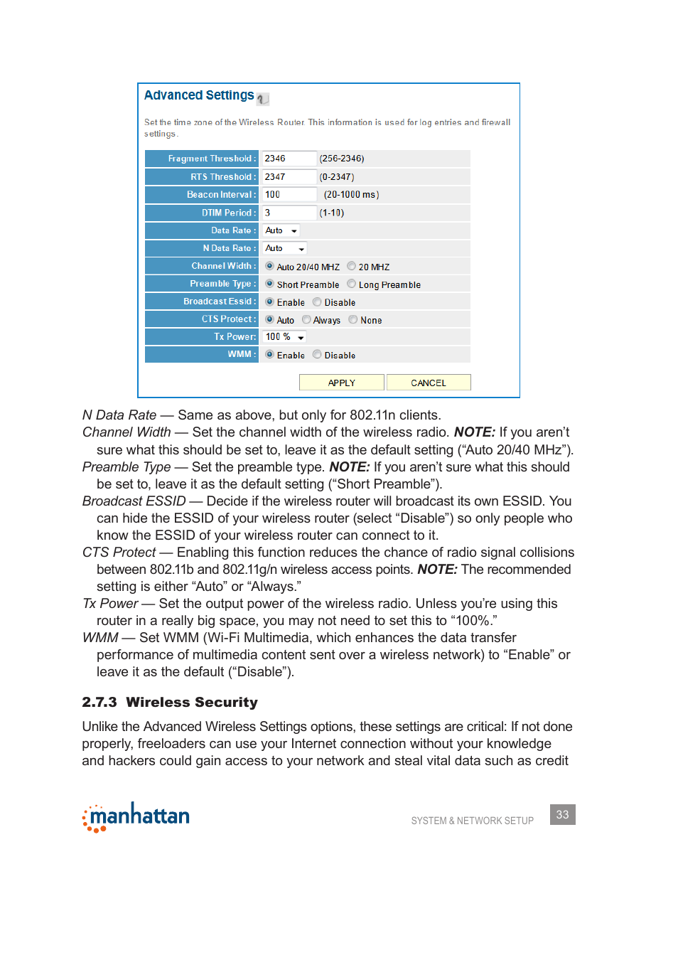 Manhattan 525480 150N Wireless Router - Manual User Manual | Page 33 / 64