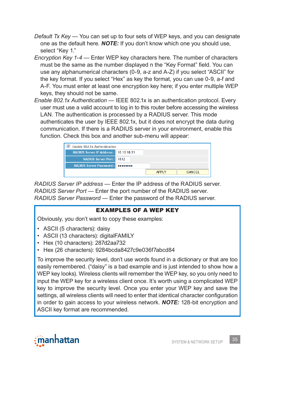 Manhattan 525480 150N Wireless Router - Manual User Manual | Page 35 / 64