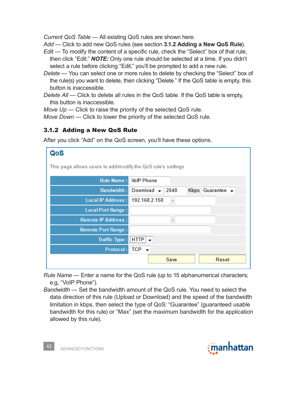 Manhattan 525480 150N Wireless Router - Manual User Manual | Page 42 / 64