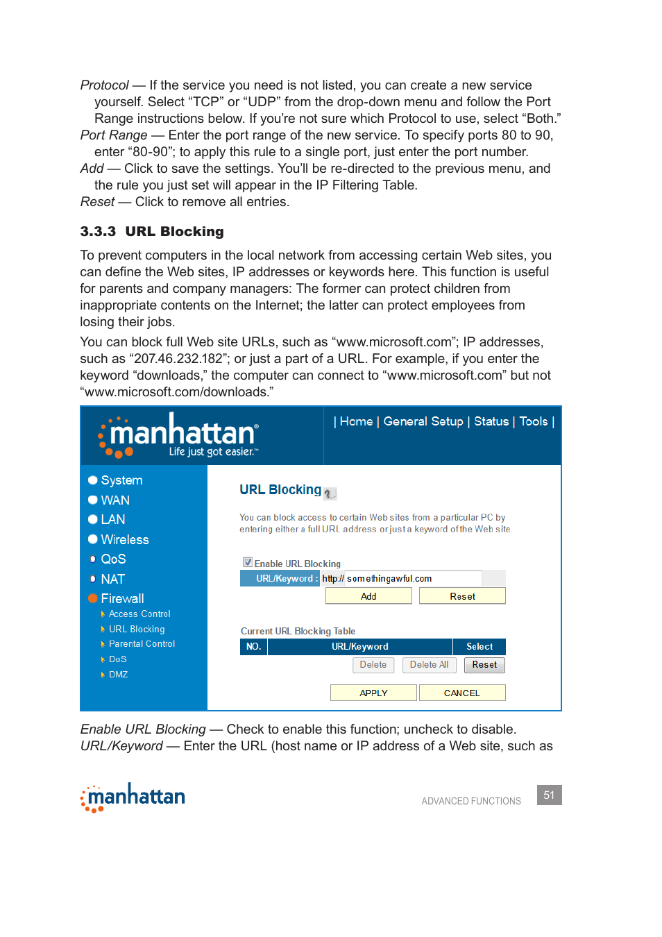 Manhattan 525480 150N Wireless Router - Manual User Manual | Page 51 / 64