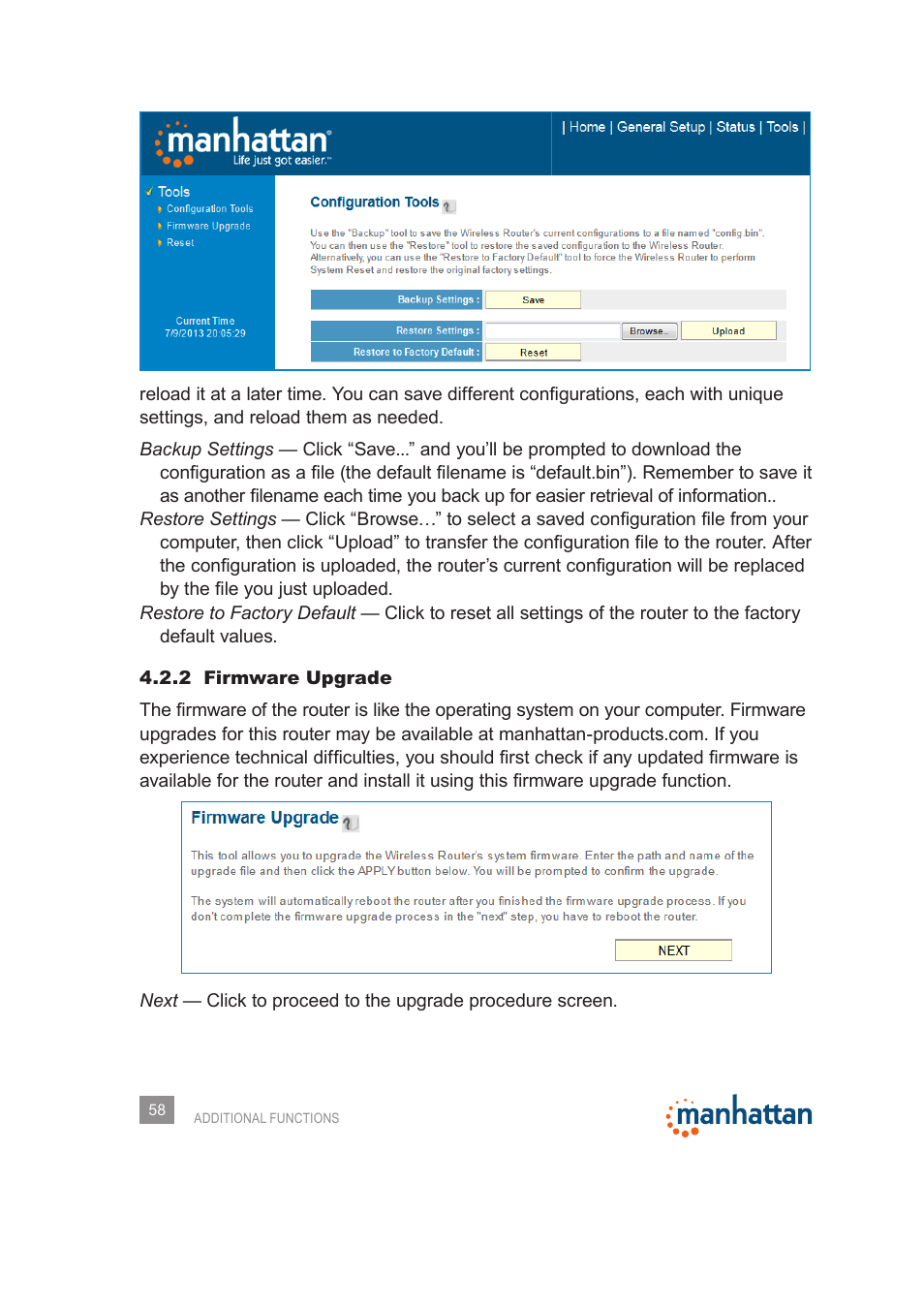 Manhattan 525480 150N Wireless Router - Manual User Manual | Page 58 / 64