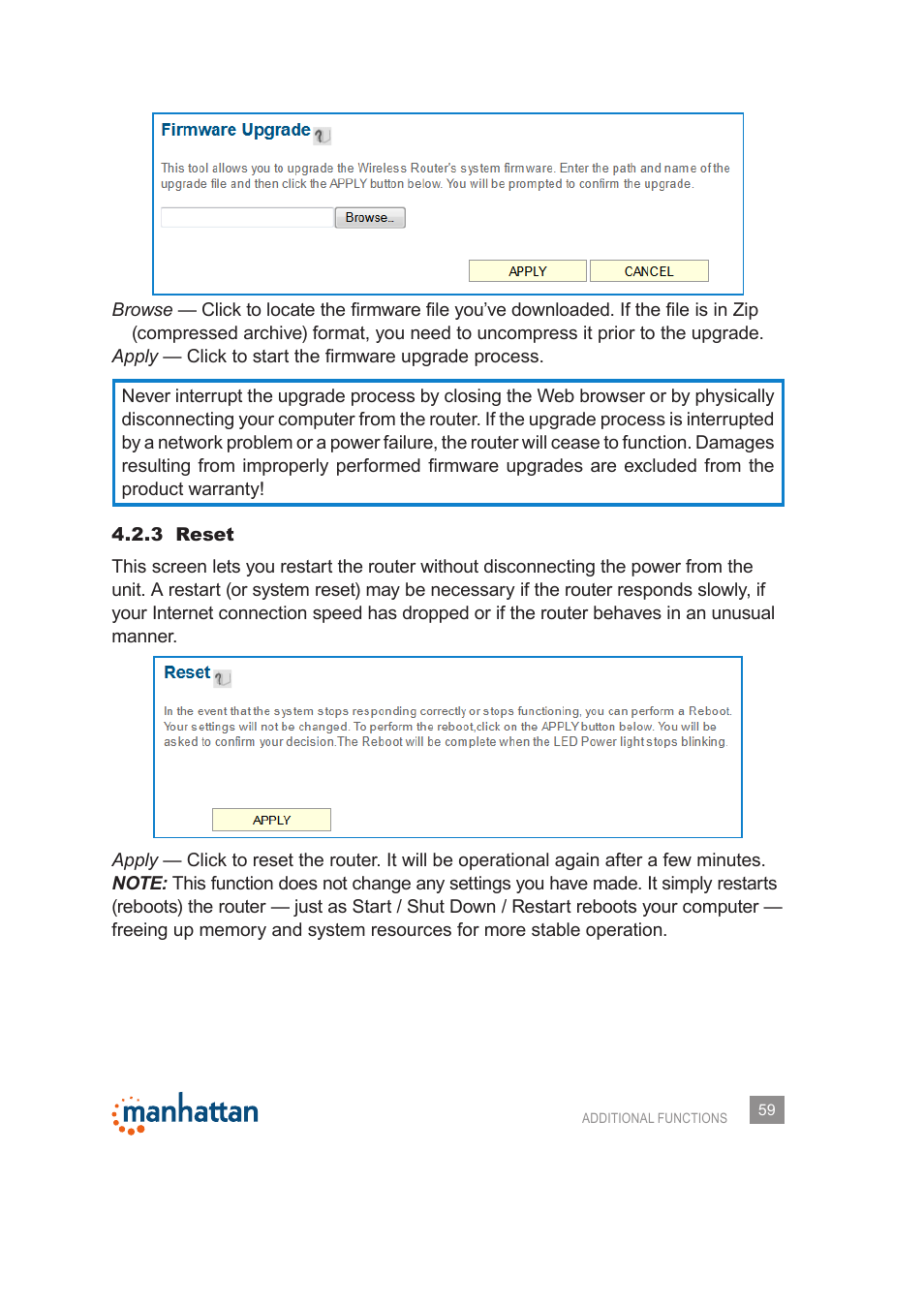 Manhattan 525480 150N Wireless Router - Manual User Manual | Page 59 / 64