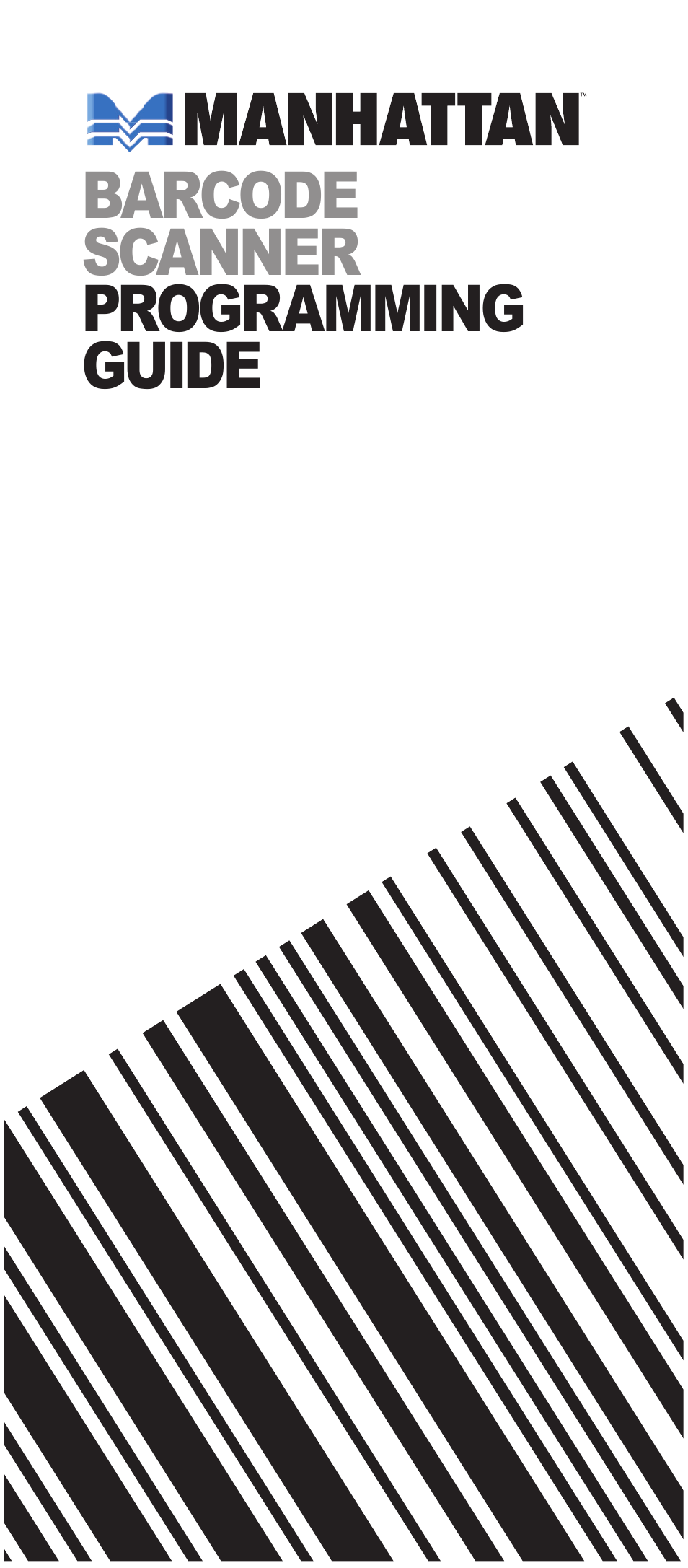 Manhattan 401517 Contact CCD Barcode Scanner - Programming Manual User Manual | 80 pages