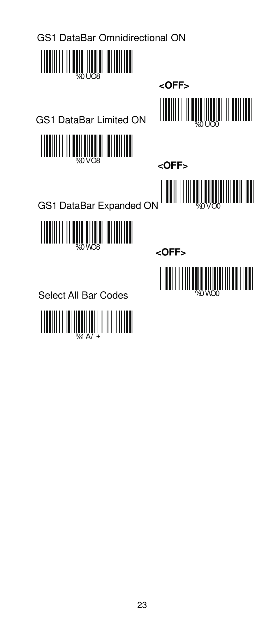 Manhattan 401517 Contact CCD Barcode Scanner - Programming Manual User Manual | Page 26 / 80