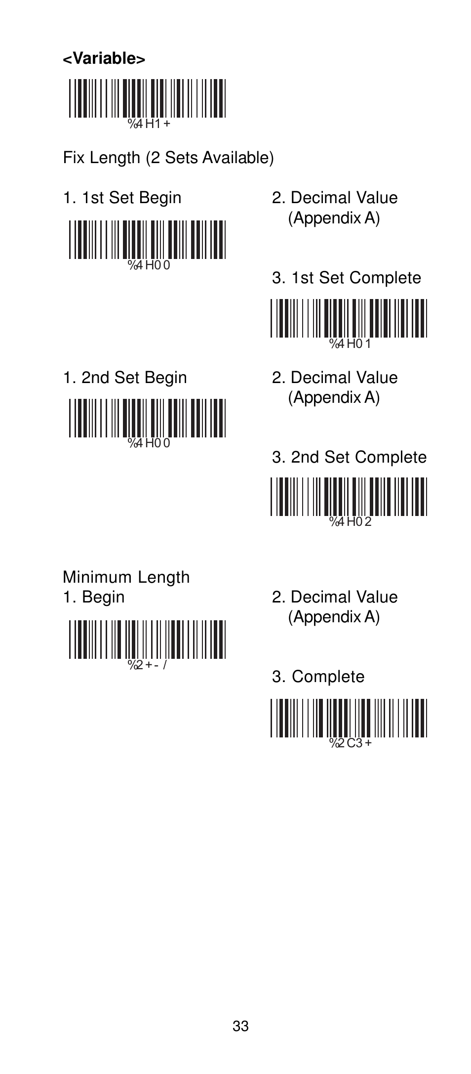 Manhattan 401517 Contact CCD Barcode Scanner - Programming Manual User Manual | Page 36 / 80