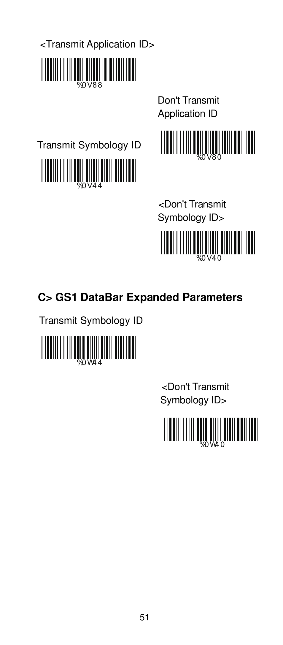 Manhattan 401517 Contact CCD Barcode Scanner - Programming Manual User Manual | Page 54 / 80