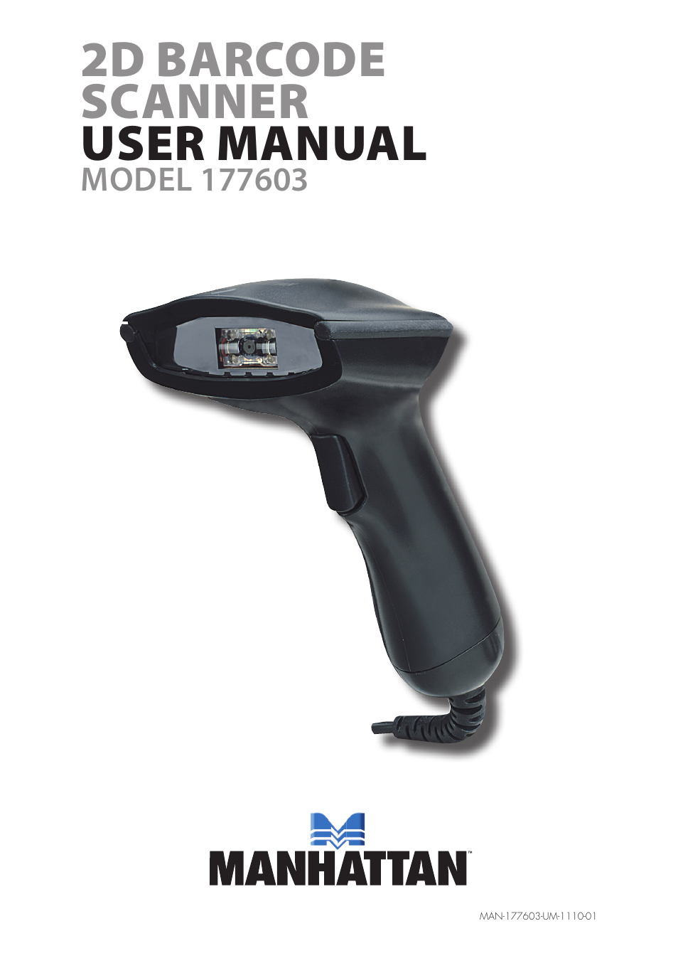 Manhattan 177603 2D Barcode Scanner - Manual User Manual | 80 pages