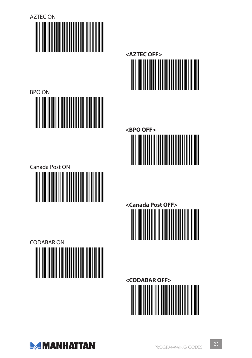 Manhattan 177603 2D Barcode Scanner - Manual User Manual | Page 23 / 80