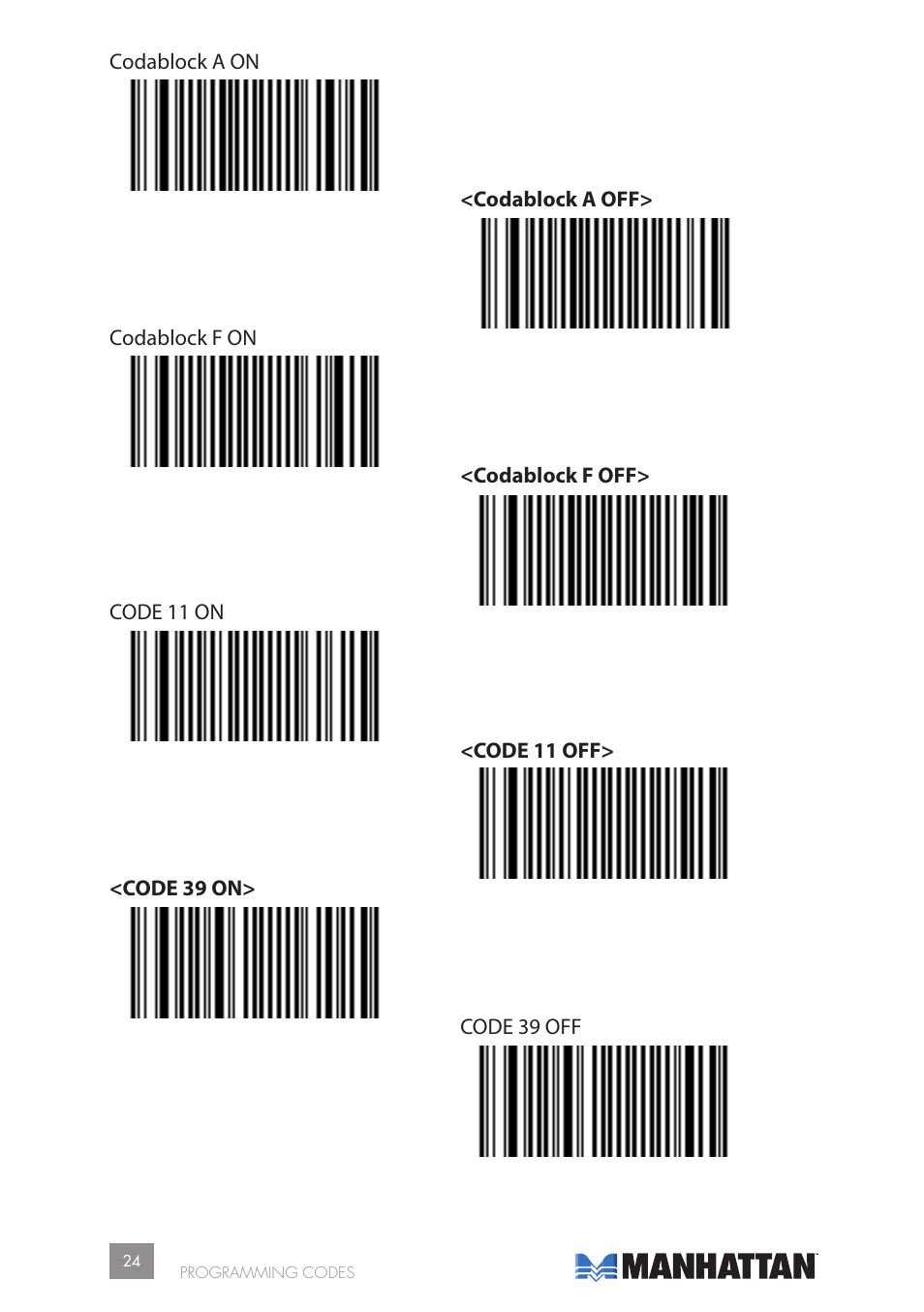 Manhattan 177603 2D Barcode Scanner - Manual User Manual | Page 24 / 80