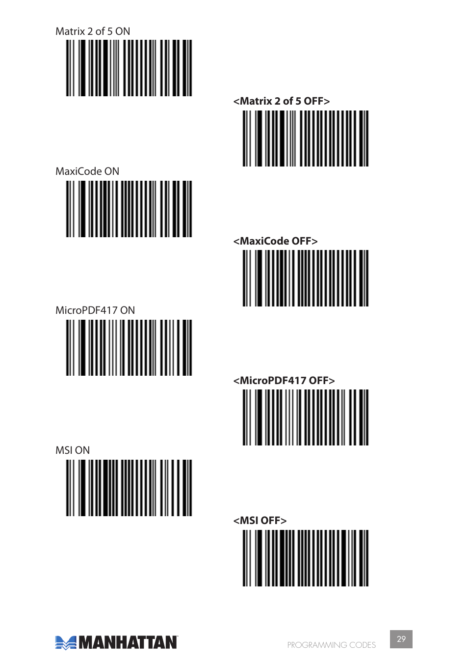 Manhattan 177603 2D Barcode Scanner - Manual User Manual | Page 29 / 80