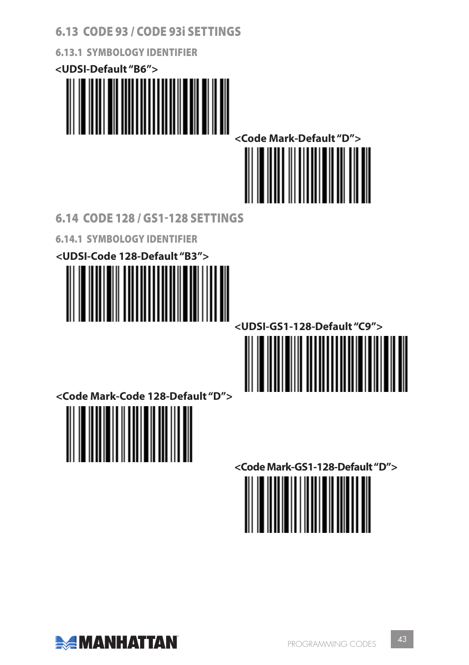 Manhattan 177603 2D Barcode Scanner - Manual User Manual | Page 43 / 80