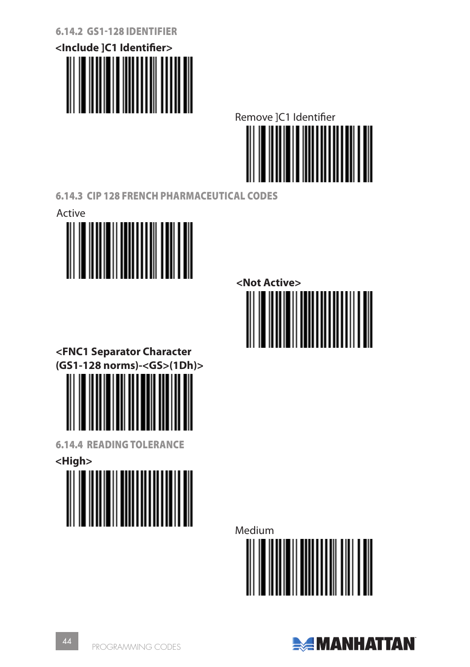 Manhattan 177603 2D Barcode Scanner - Manual User Manual | Page 44 / 80