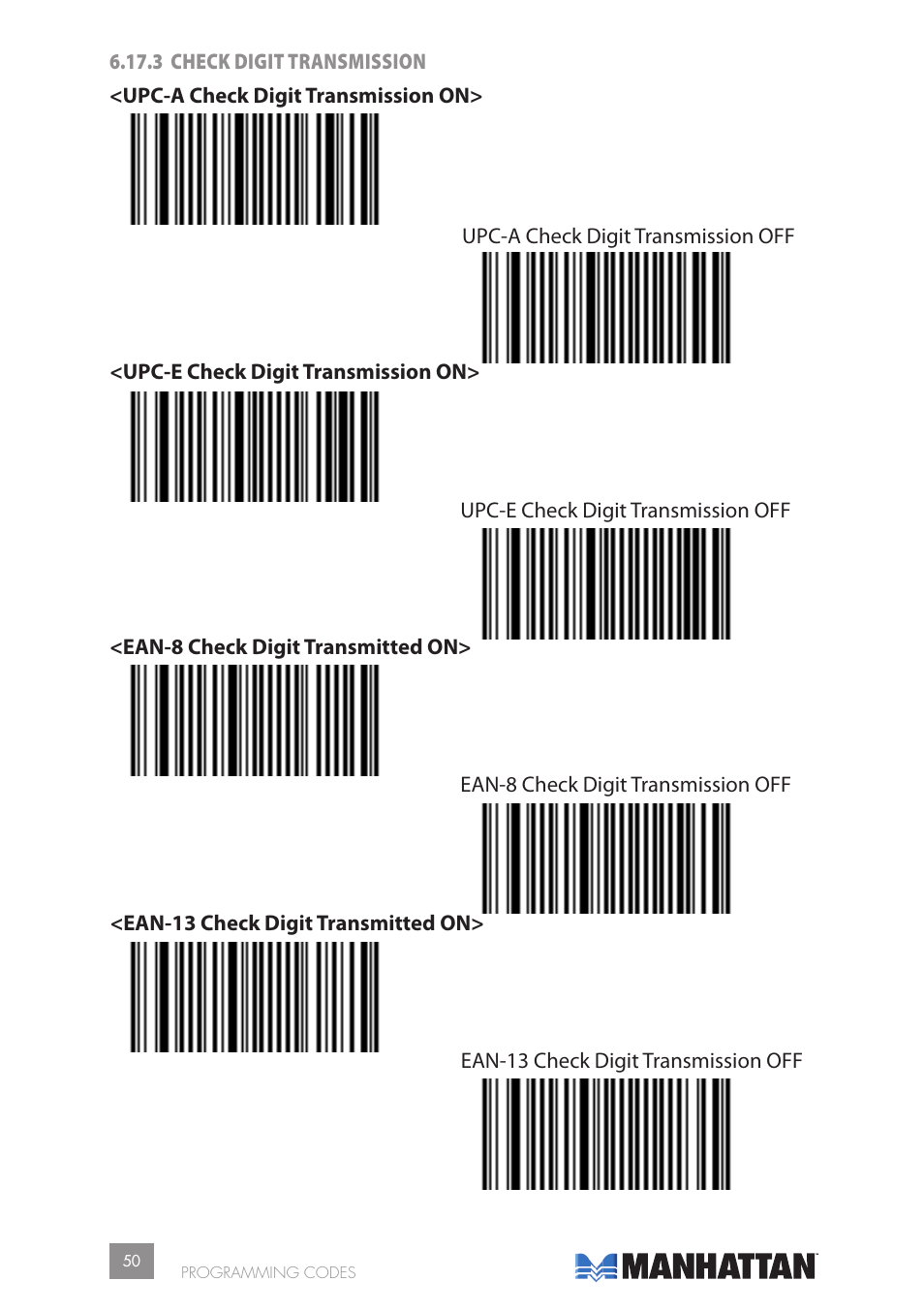 Manhattan 177603 2D Barcode Scanner - Manual User Manual | Page 50 / 80