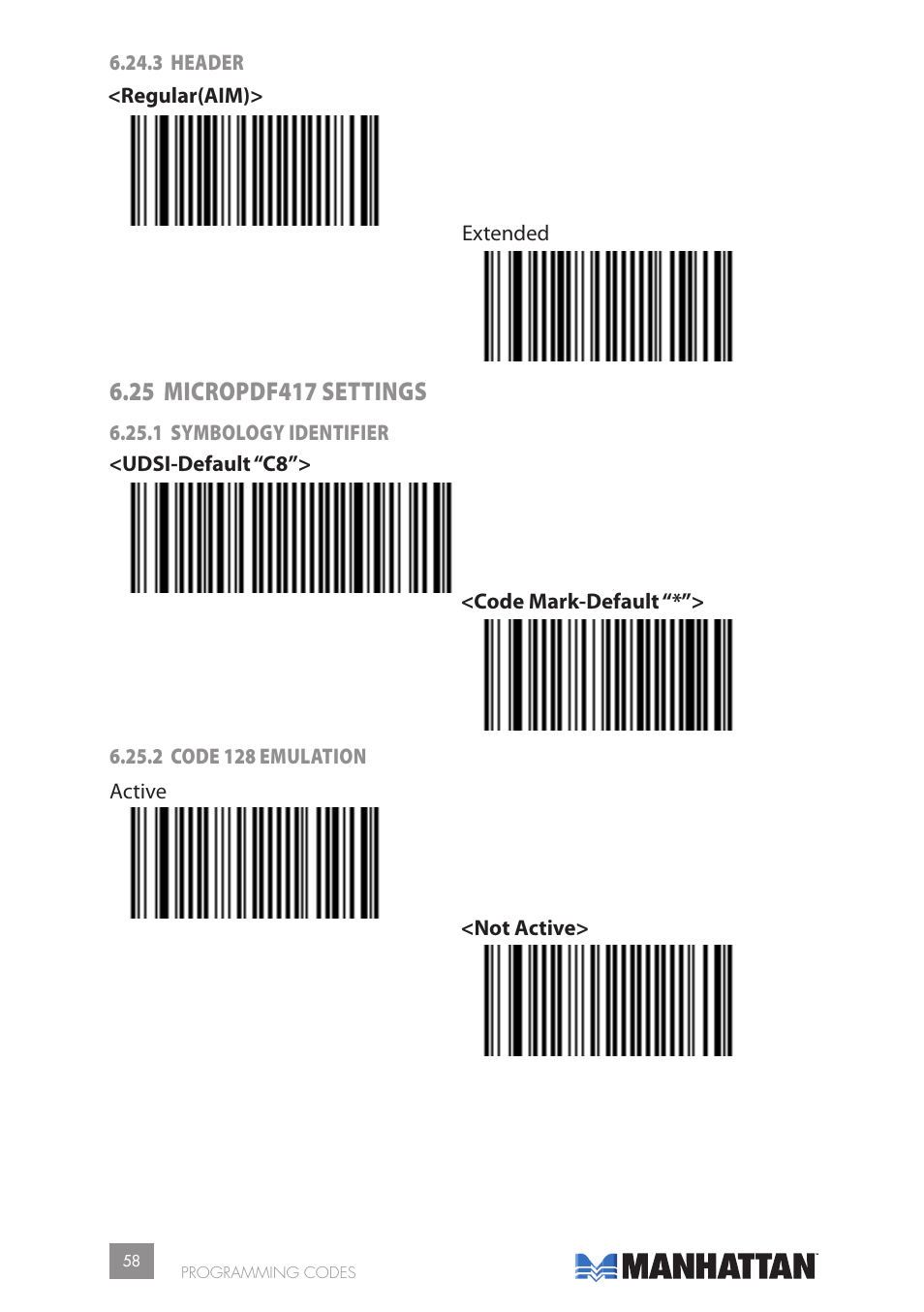 Manhattan 177603 2D Barcode Scanner - Manual User Manual | Page 58 / 80