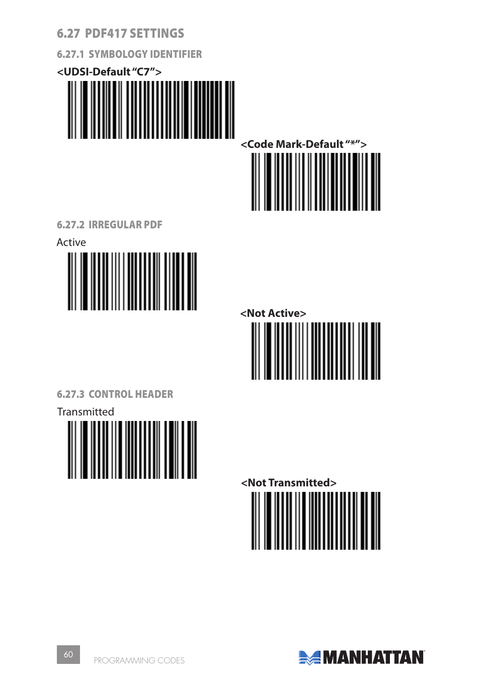 Manhattan 177603 2D Barcode Scanner - Manual User Manual | Page 60 / 80