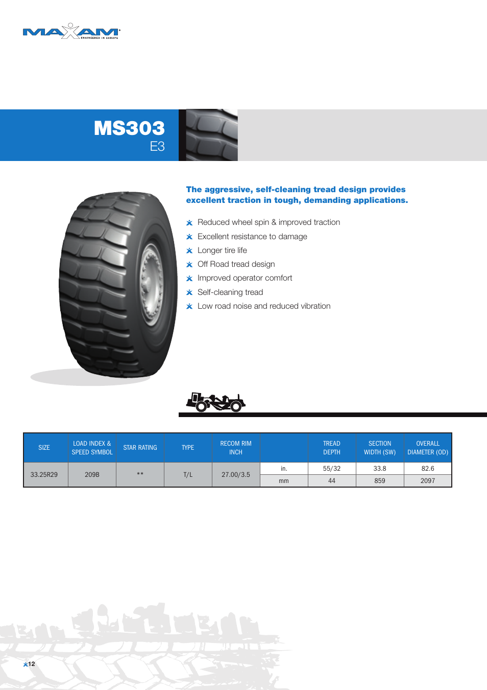 Maxam MS303 User Manual | 1 page