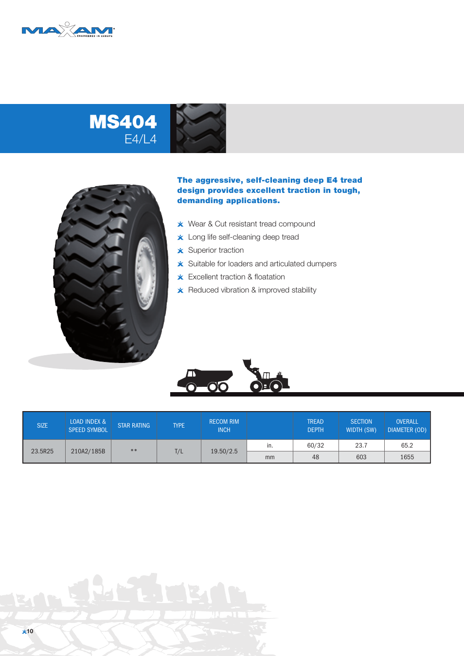 Maxam MS404 User Manual | 1 page