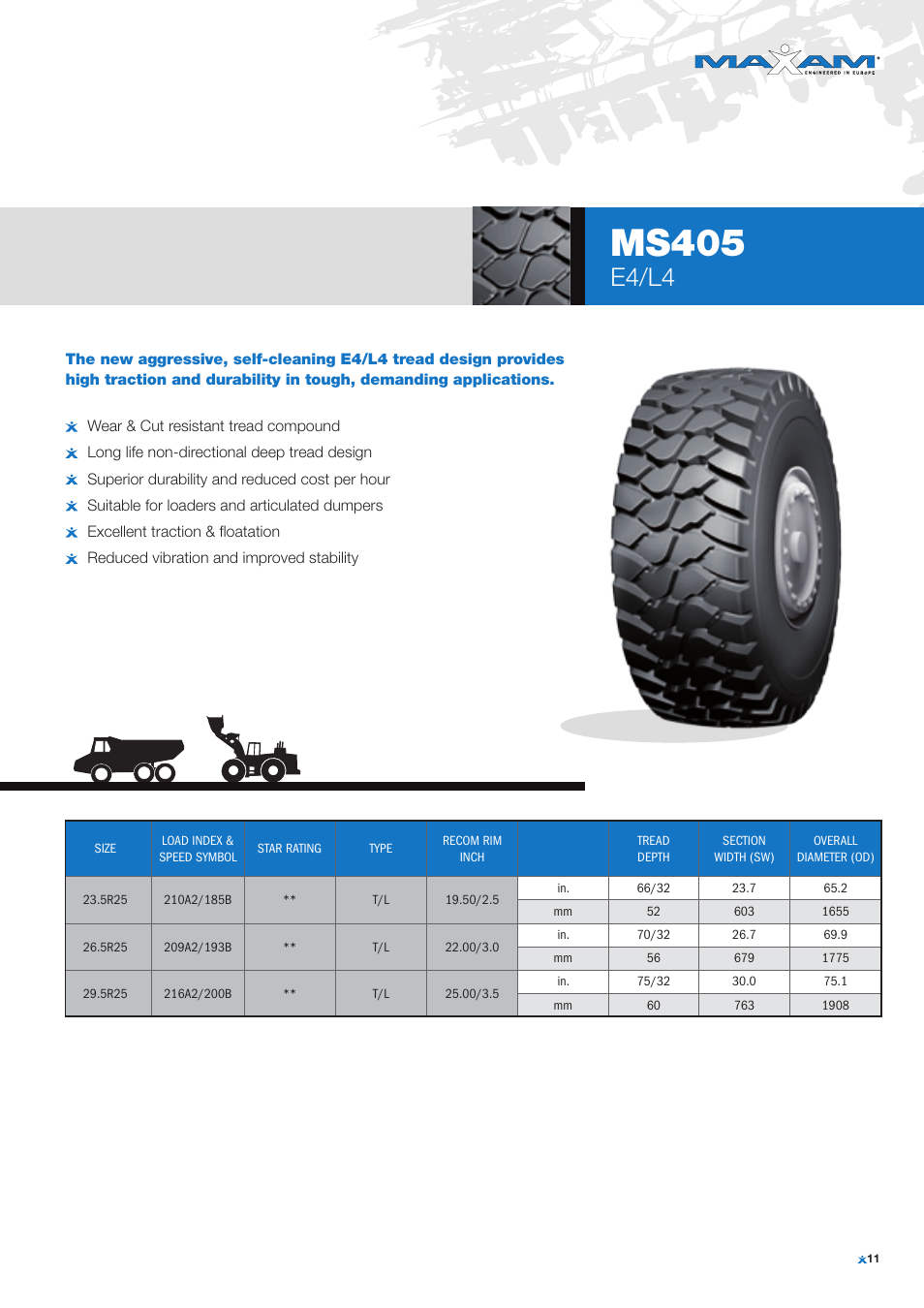 Maxam MS405 User Manual | 1 page
