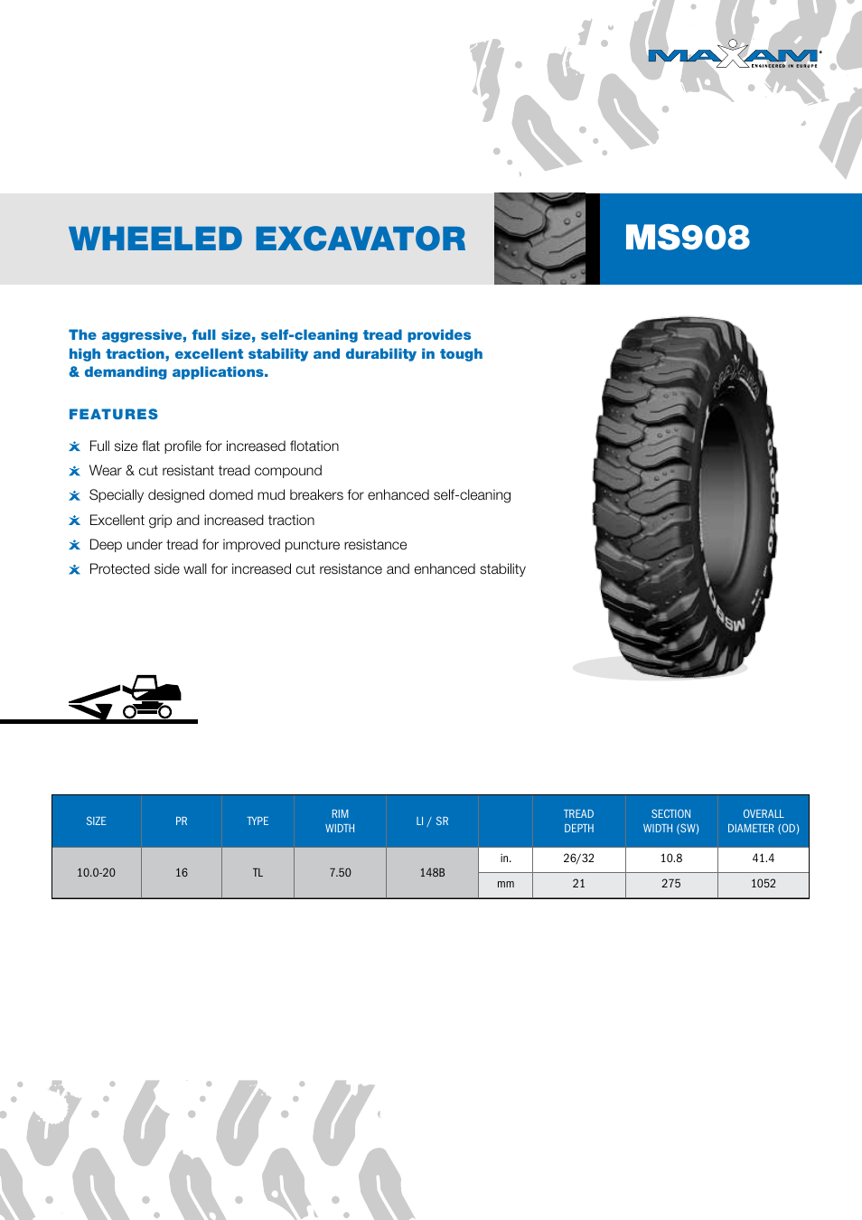 Maxam MS908 User Manual | 2 pages