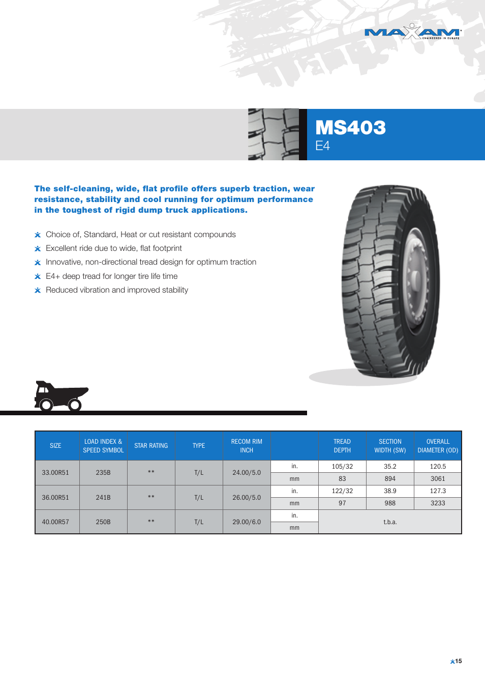 Maxam MS403 User Manual | 1 page