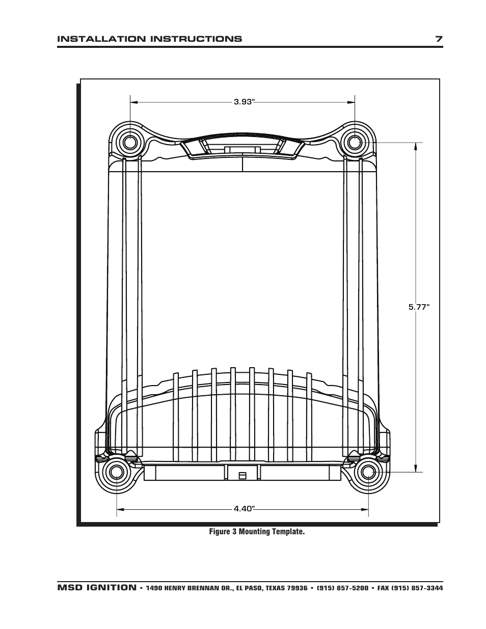 MSD 6011 Ford Modular Ignition Controller for 4.6L_5.4L Installation User Manual | Page 7 / 8