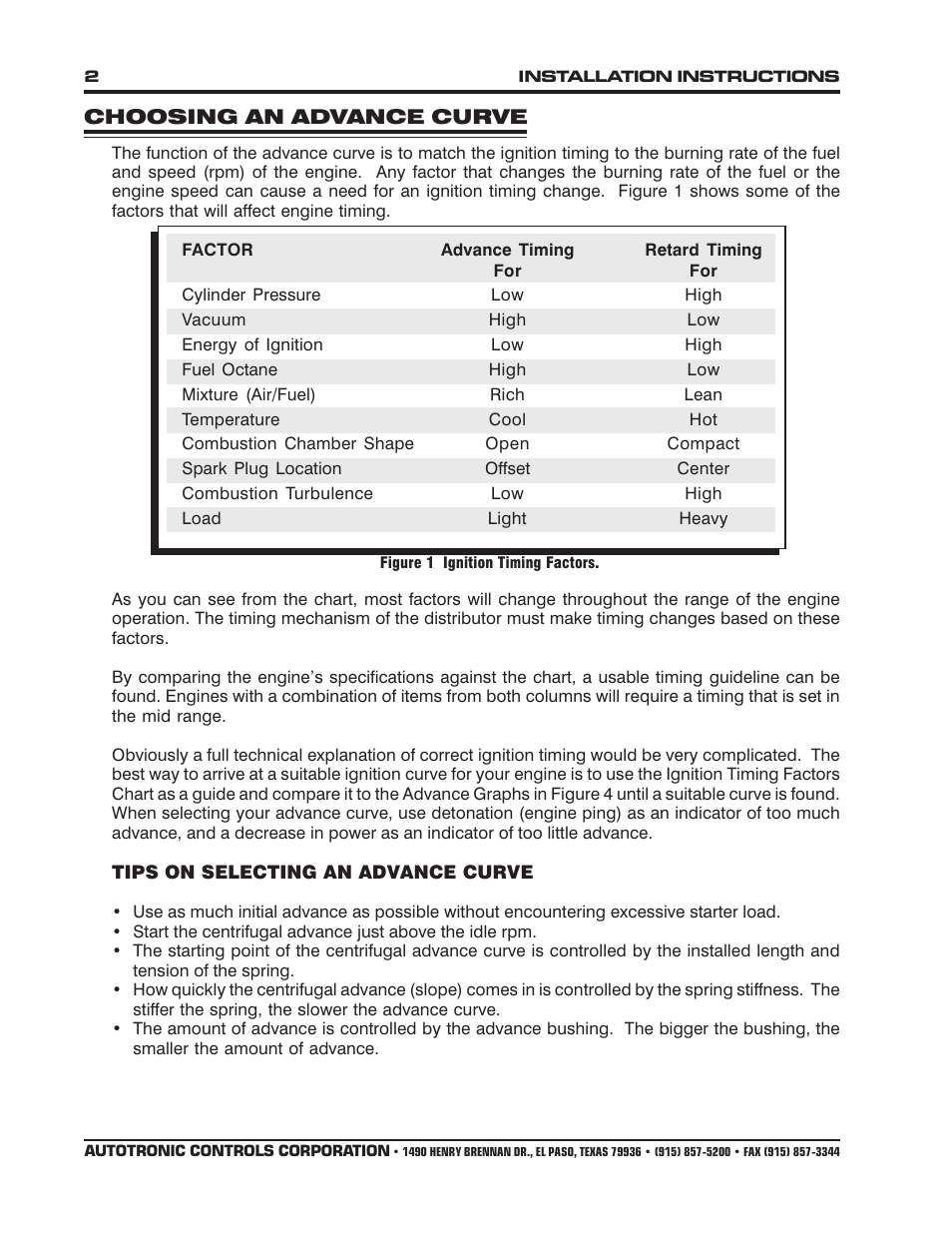 MSD 8384 Ford 351W Dual Pickup Distributor Installation User Manual | Page 2 / 8