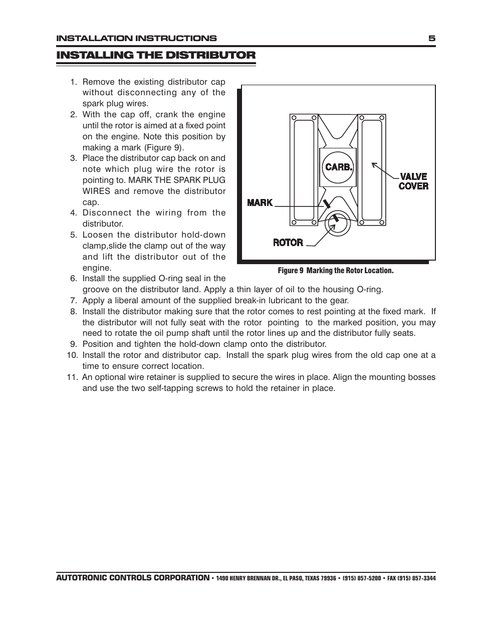 MSD 8384 Ford 351W Dual Pickup Distributor Installation User Manual | Page 5 / 8