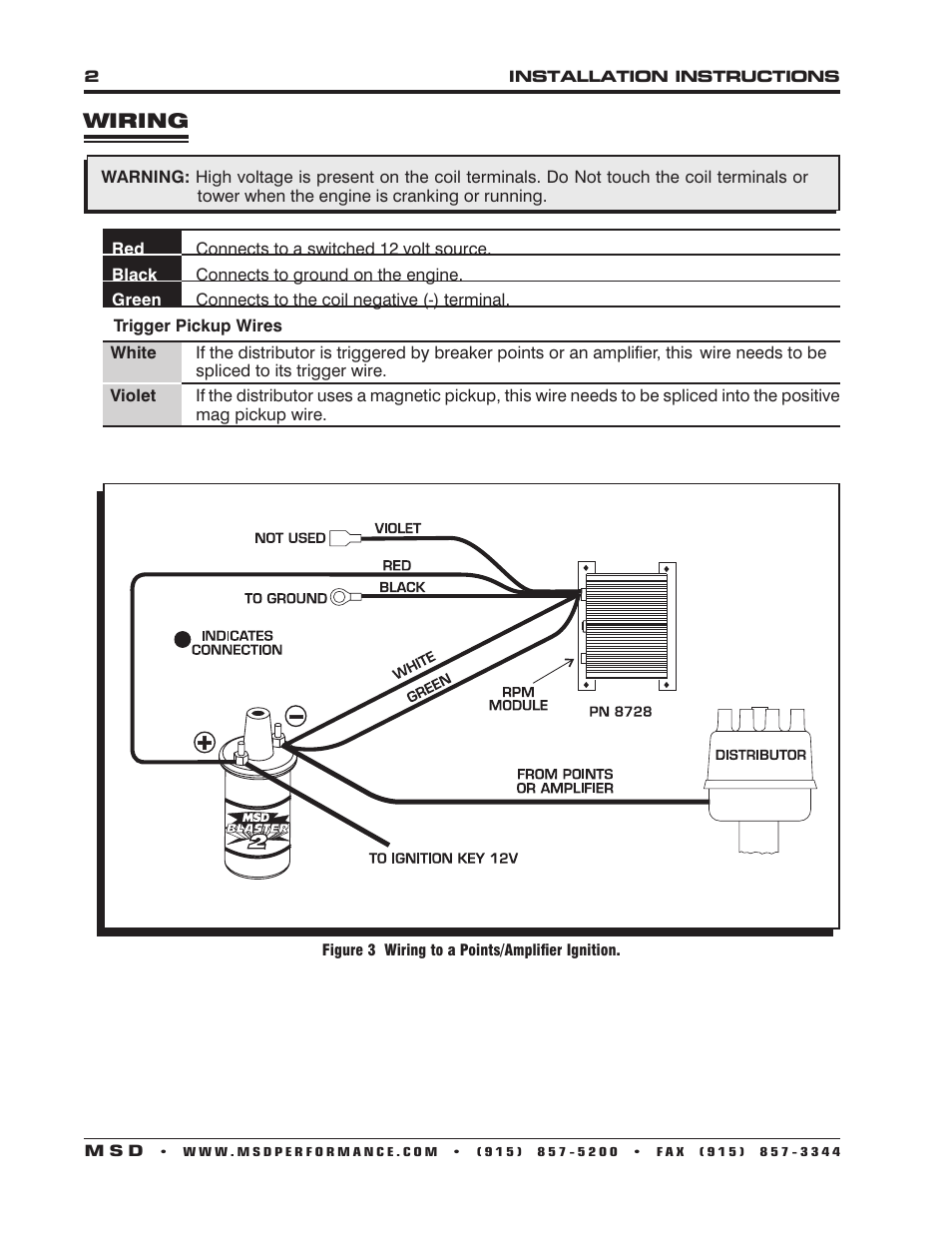 MSD 8728 Soft Touch Rev Control Installation User Manual | Page 2 / 8