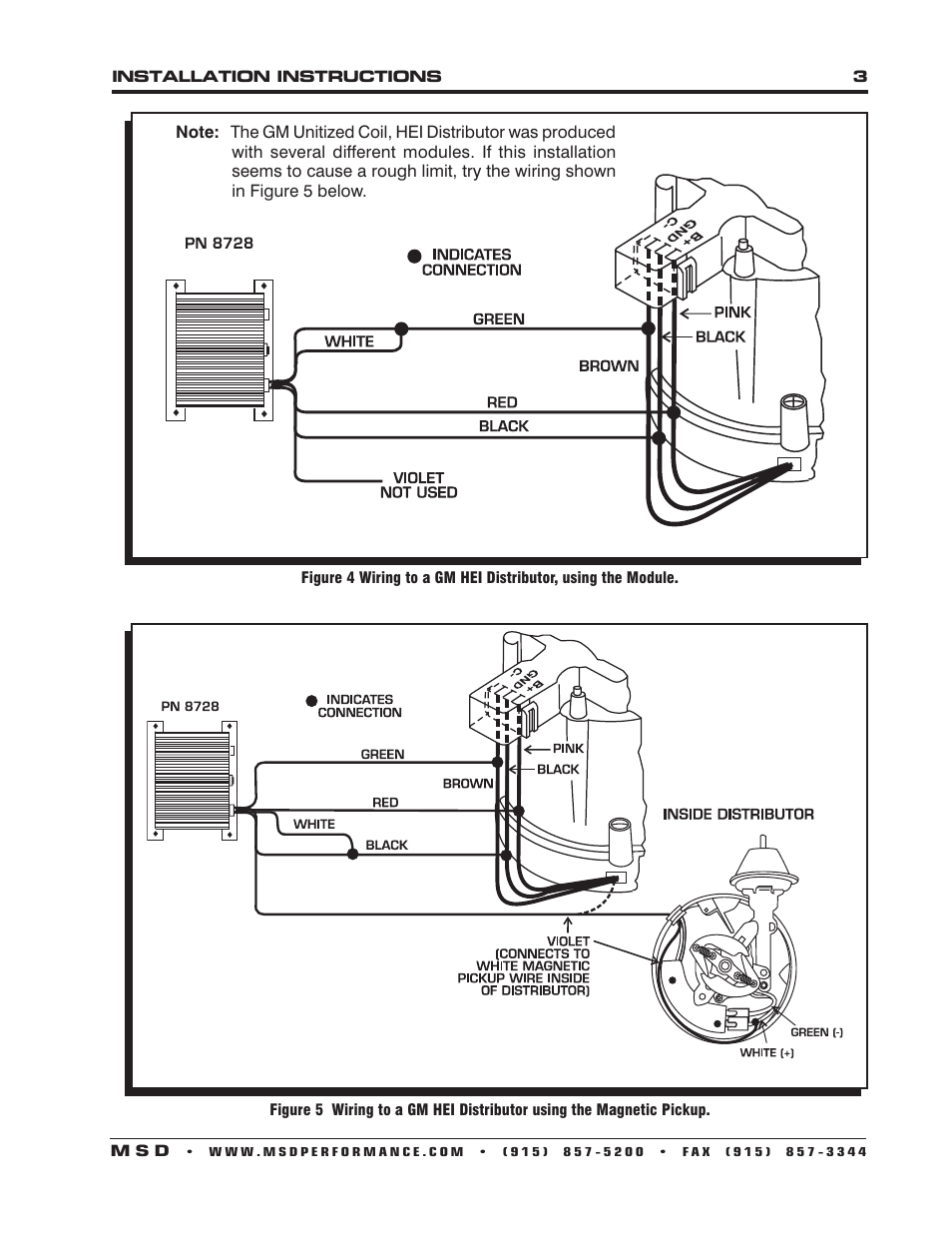 MSD 8728 Soft Touch Rev Control Installation User Manual | Page 3 / 8