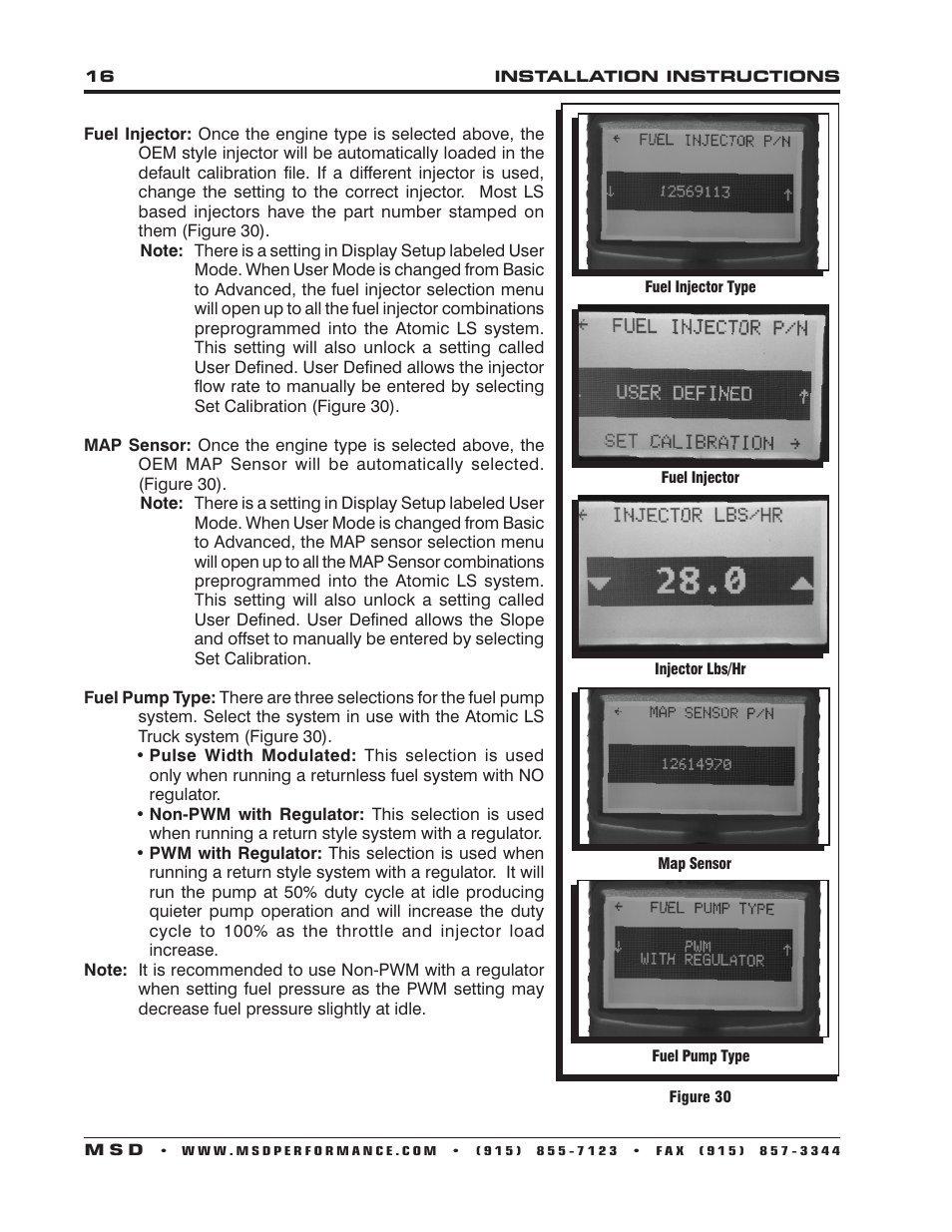 MSD 2957 Atomic LS Master Early Truck Kit (GEN III 1999-2007) Installation User Manual | Page 16 / 24