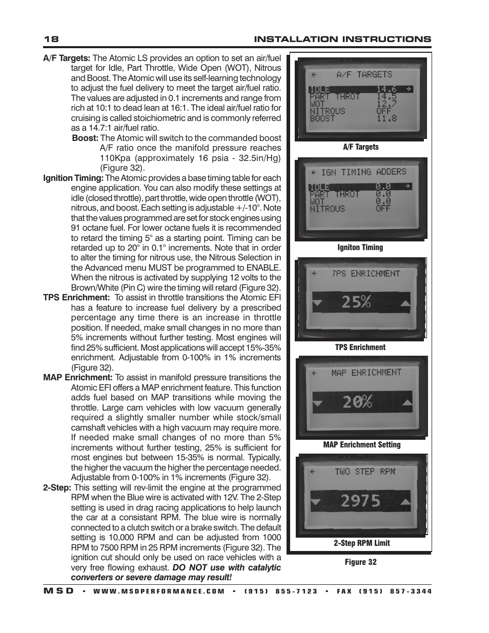 MSD 2957 Atomic LS Master Early Truck Kit (GEN III 1999-2007) Installation User Manual | Page 18 / 24