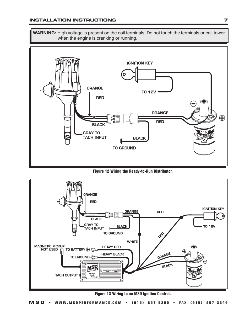 MSD 8552 Buick 400-430-455 V8 Ready to Run Distributor Installation User Manual | Page 7 / 8