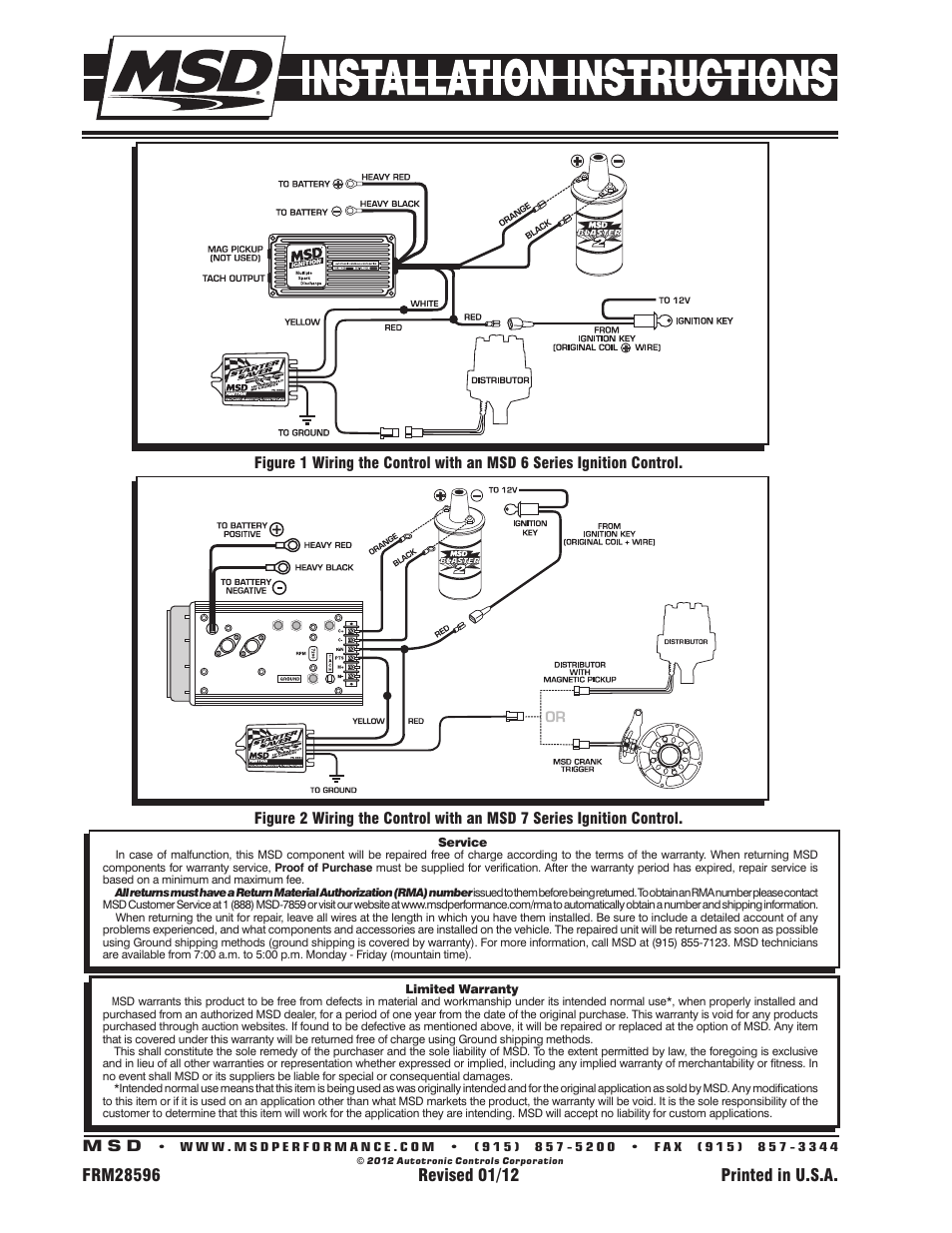 MSD 8984 Starter Saver w_Signal Stabilizer Installation User Manual | Page 2 / 2