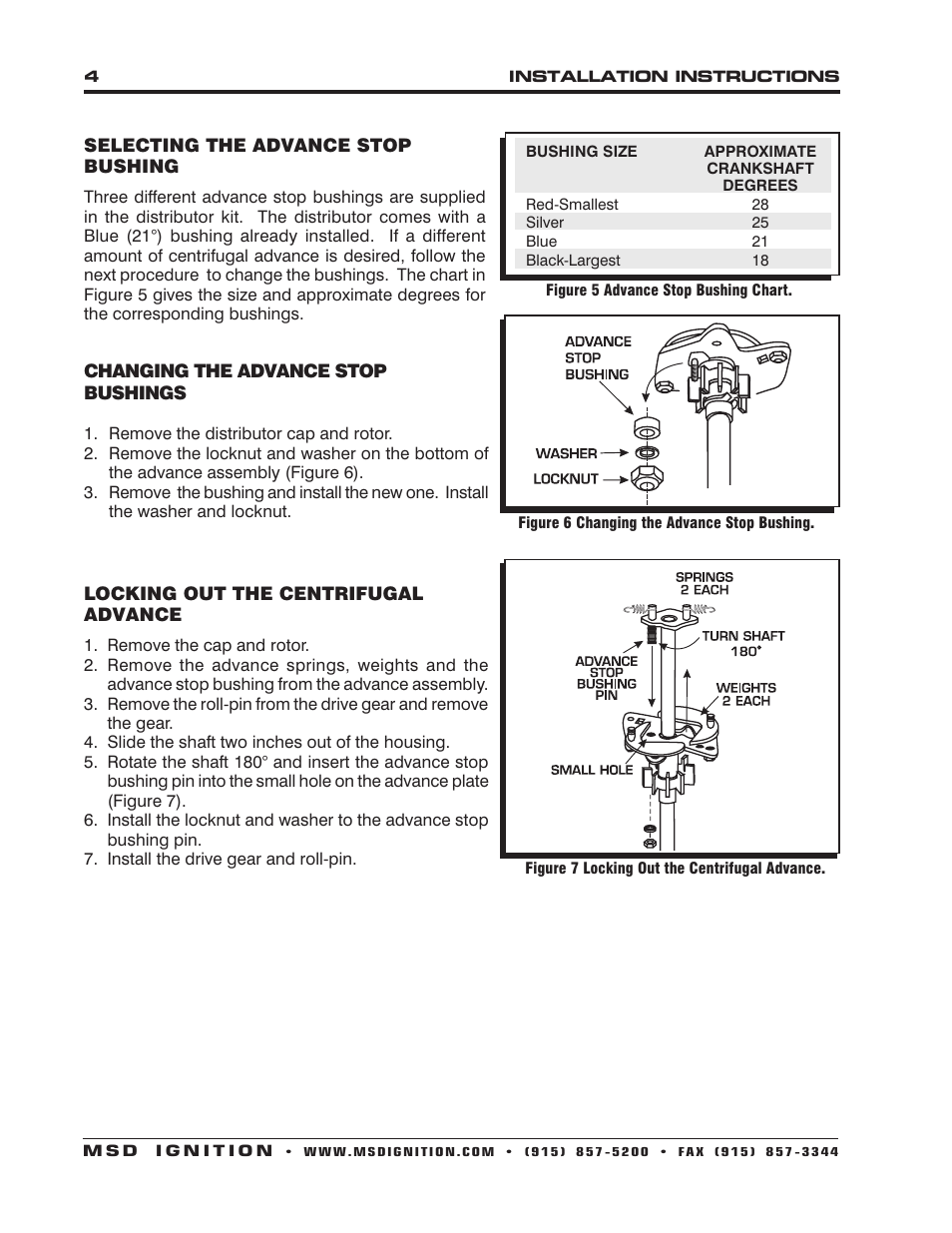 MSD 8523 AMC V8 Ready to Run Distributor Installation User Manual | Page 4 / 8