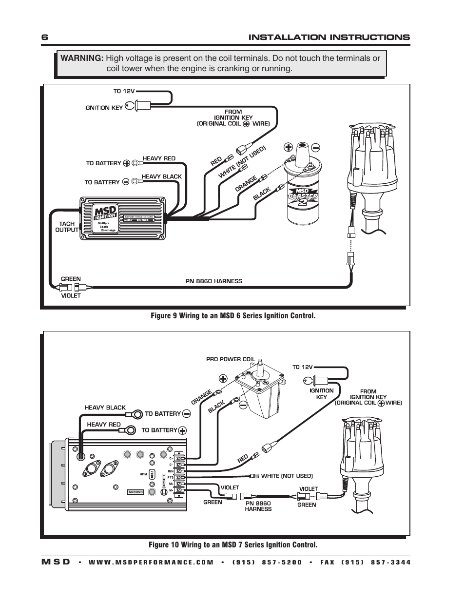 MSD 8566 Oldsmobile V8 350-455 Distributor Installation User Manual | Page 6 / 8