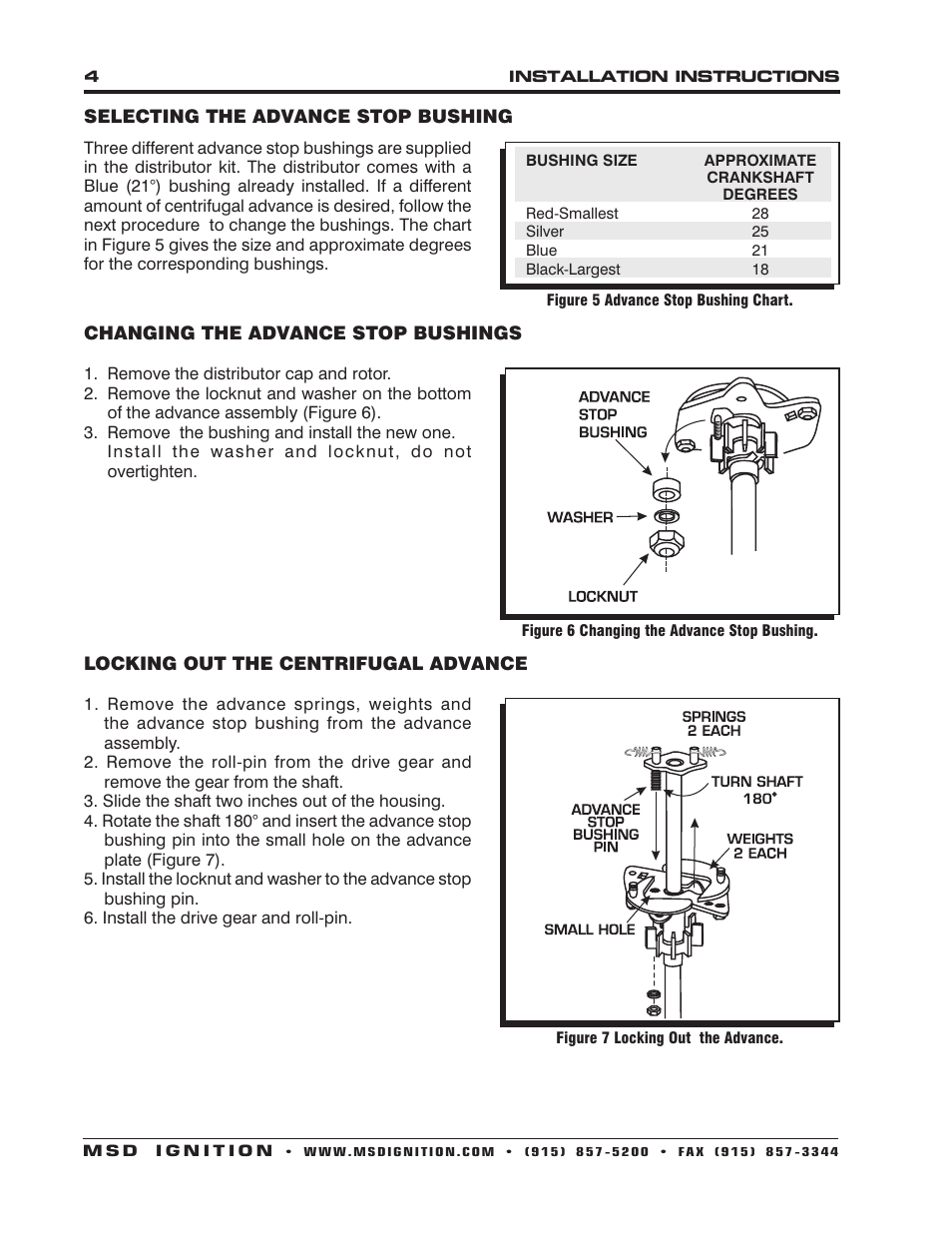 MSD 8529 Oldsmobile V8 Ready to Run Distributor Installation User Manual | Page 4 / 8