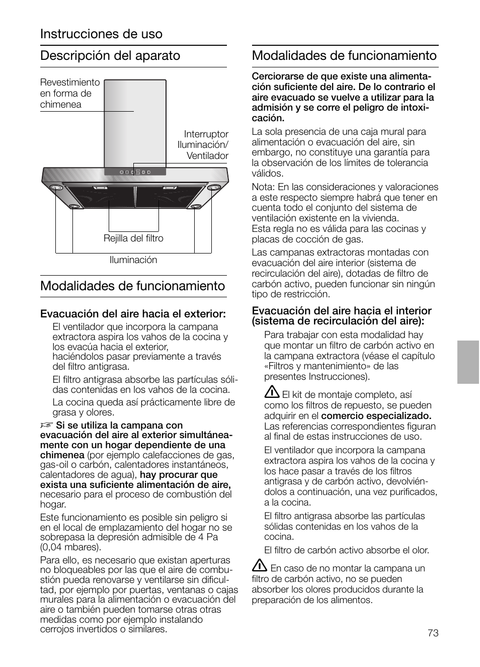 Instrucciones de uso | Siemens LC 957 AA 70 User Manual | Page 73 / 108