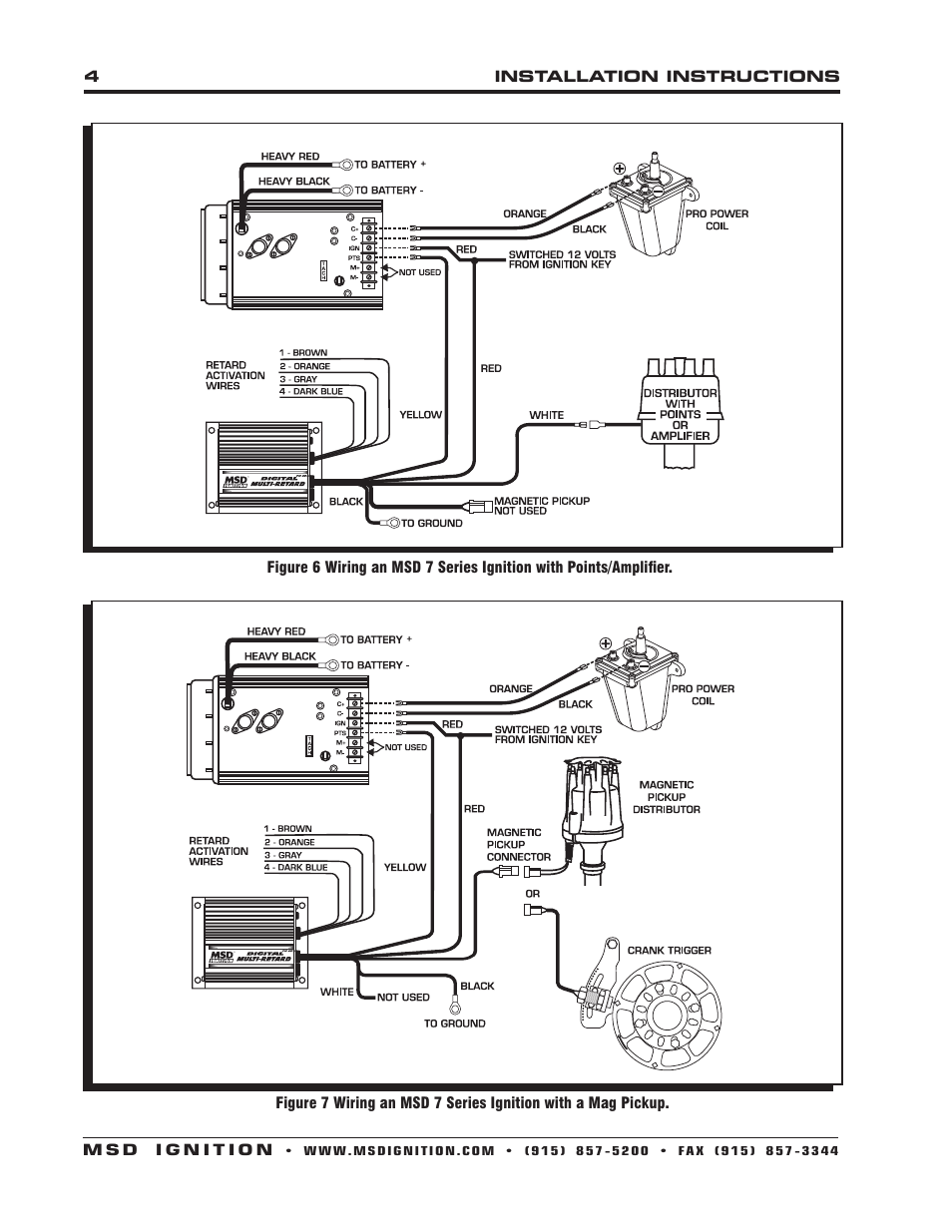 MSD 8975 Digital Multi-Retard Installation User Manual | Page 4 / 8
