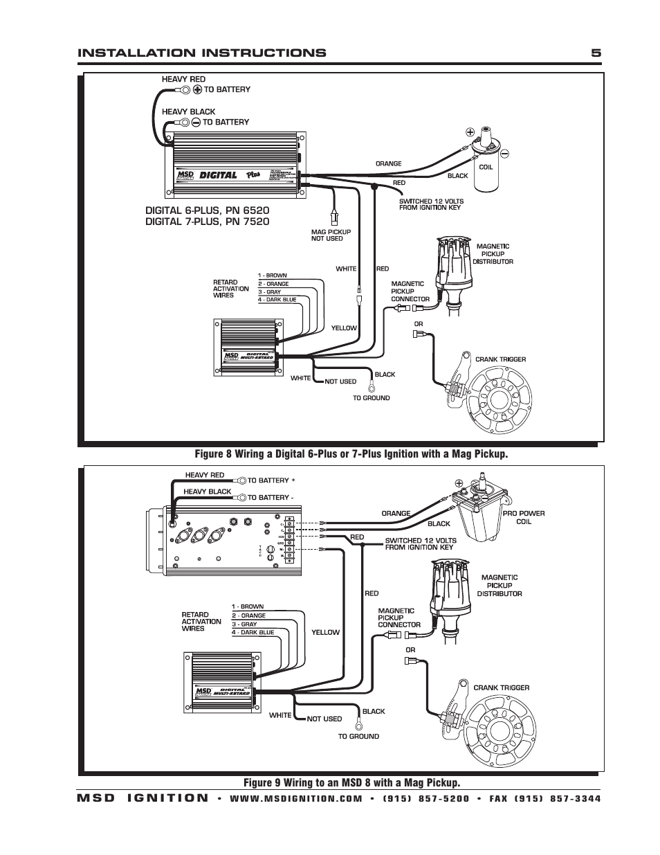 MSD 8975 Digital Multi-Retard Installation User Manual | Page 5 / 8