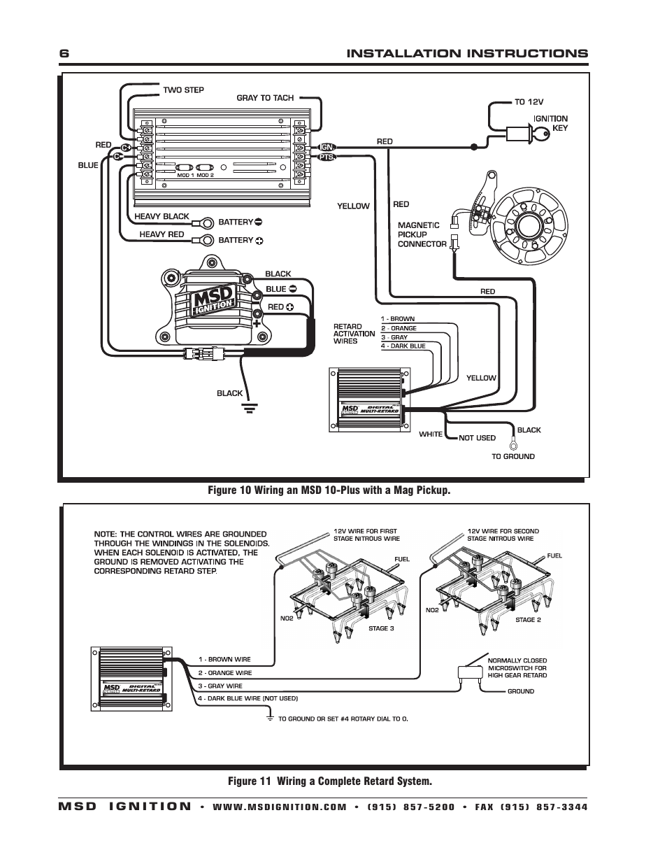 MSD 8975 Digital Multi-Retard Installation User Manual | Page 6 / 8