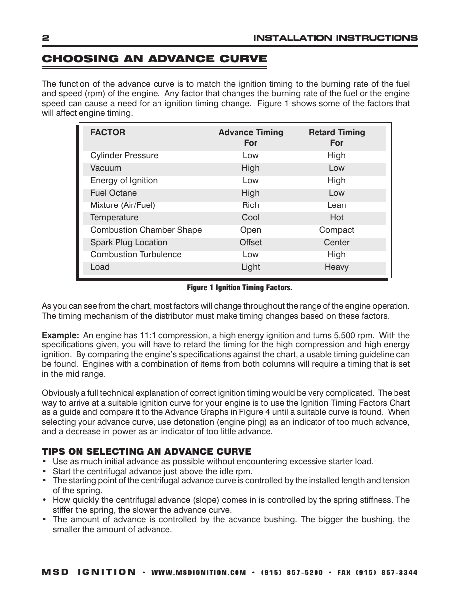 MSD 8474 HEI Distributor Kit Installation User Manual | Page 2 / 8