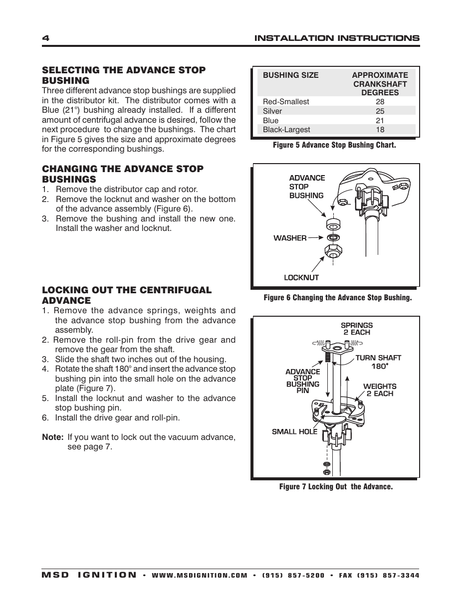 MSD 8474 HEI Distributor Kit Installation User Manual | Page 4 / 8