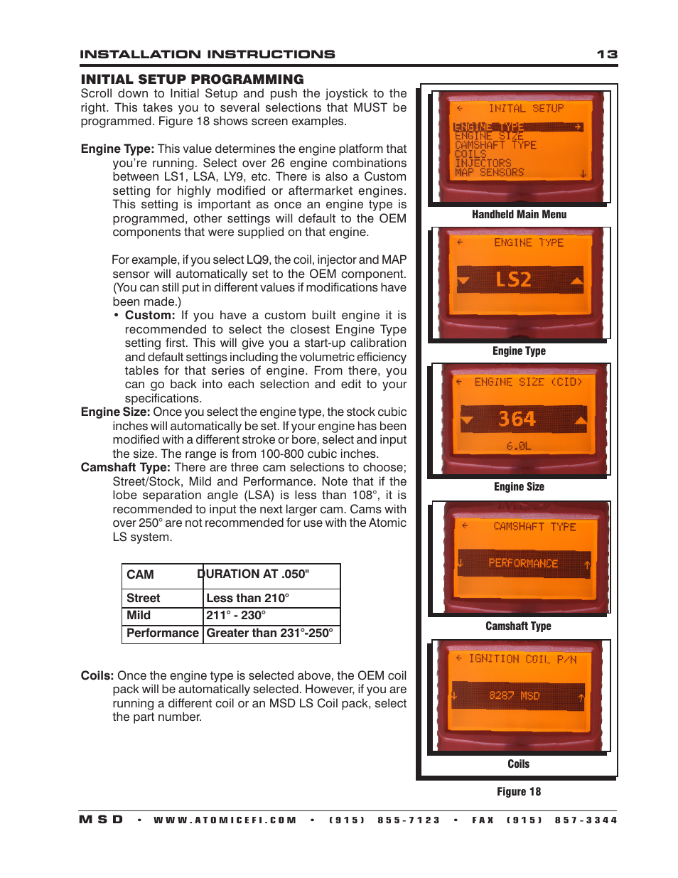 MSD 2950 Atomic LS2_LS3 Master Kit Installation User Manual | Page 13 / 20