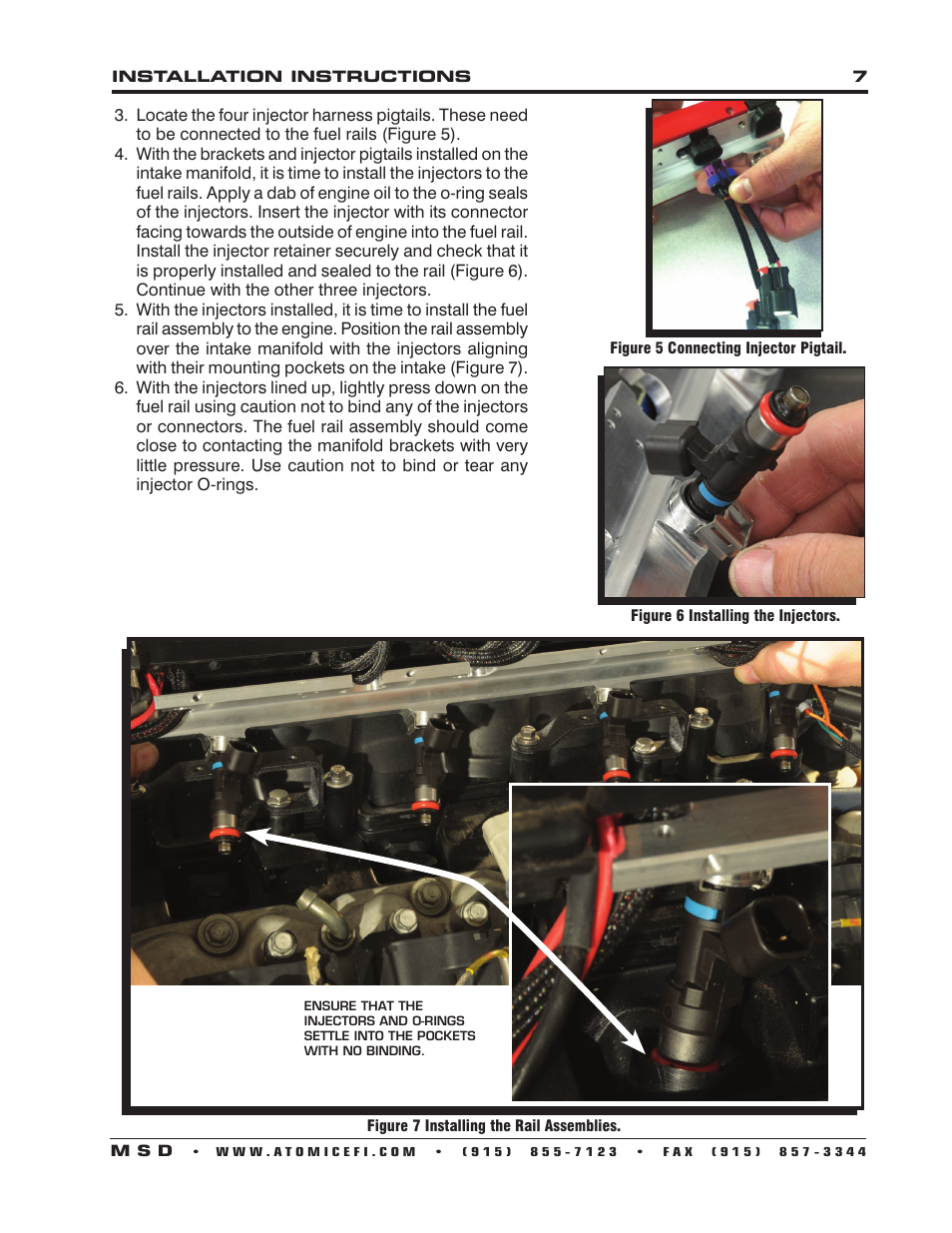 MSD 2950 Atomic LS2_LS3 Master Kit Installation User Manual | Page 7 / 20