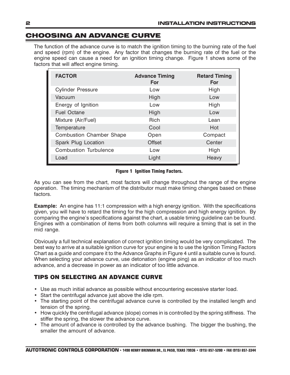 MSD 8353 Ford Front Mount Flathead Pro-Billet Distributor Installation User Manual | Page 2 / 8