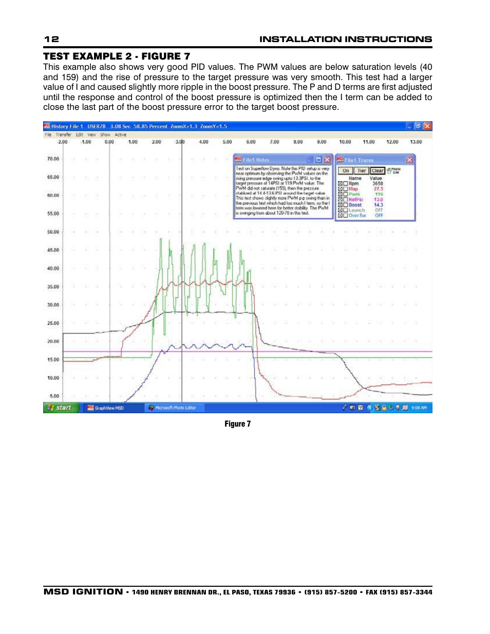 MSD 7562 Programmable Launch Boost Controller Installation User Manual | Page 12 / 24