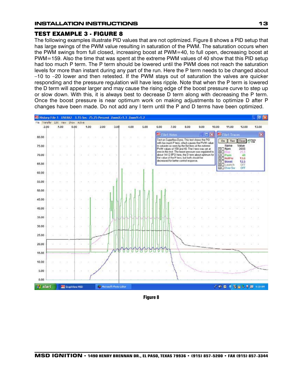 MSD 7562 Programmable Launch Boost Controller Installation User Manual | Page 13 / 24