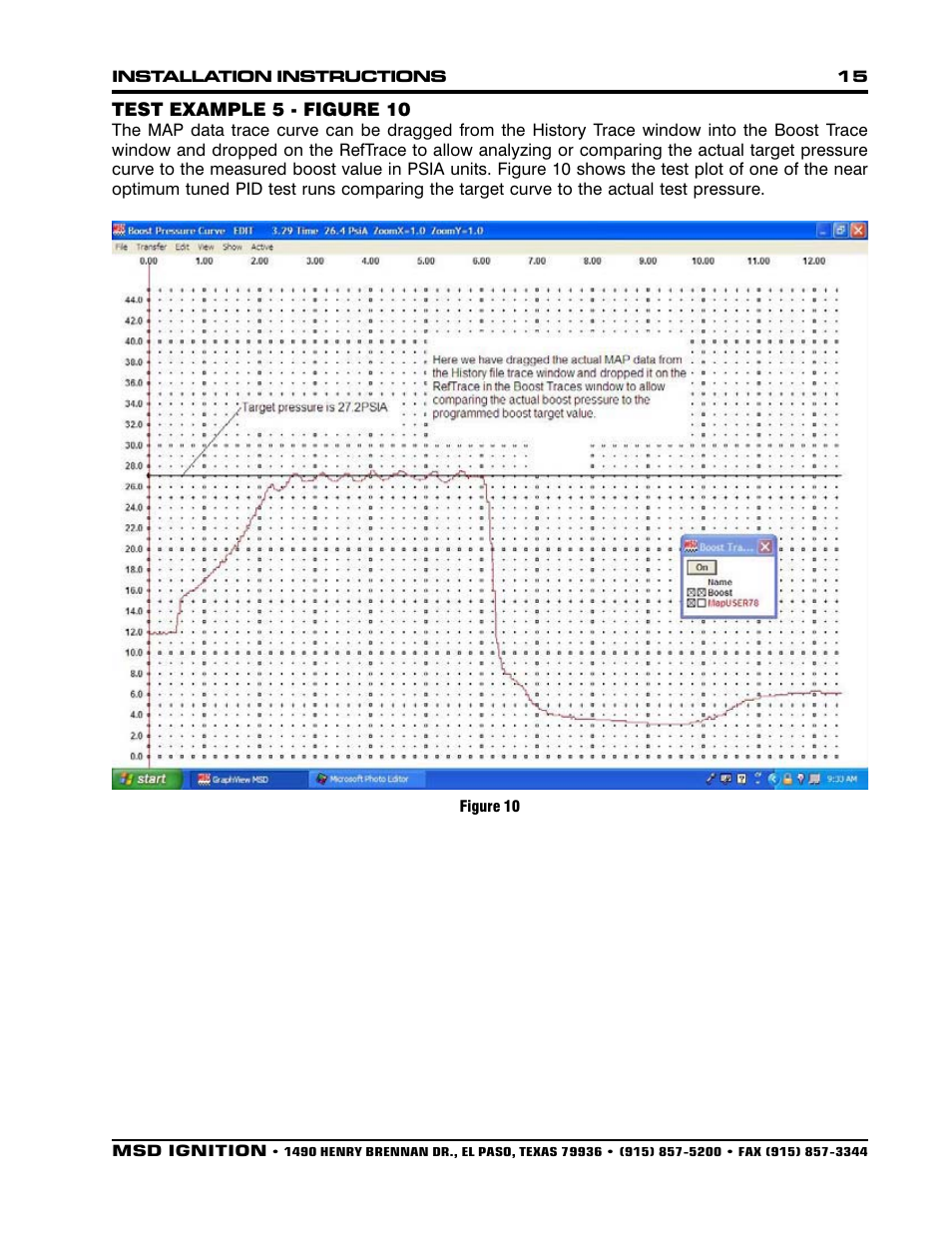 MSD 7562 Programmable Launch Boost Controller Installation User Manual | Page 15 / 24